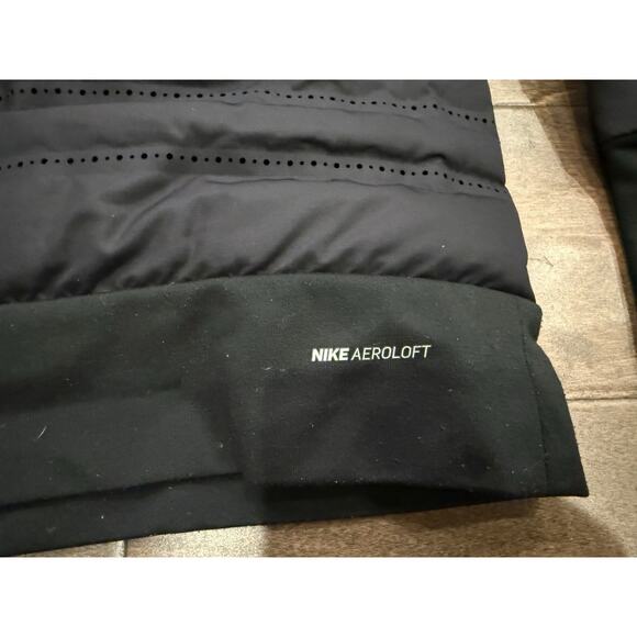 Nike Womens Black Aeroloft Down Fill Running Jacket Size M MEDIUM 856634-010 - Picture 12 of 13
